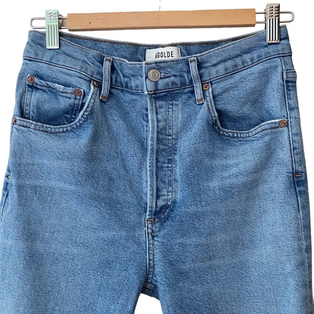 Agolde Riley High Rise Straight Crop Jean - Picture 10 of 13